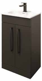 Matt Carbon Shower Bath Suite