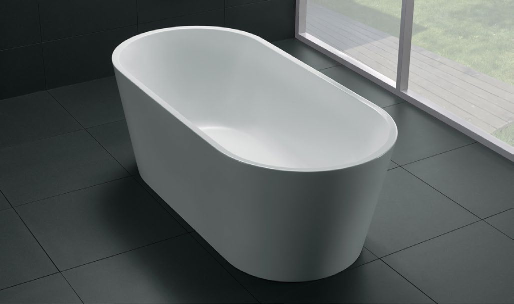 Dekor Freestanding Bath; 1680 x 800 mm; supplier brochure photograph