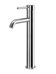 Oria Tall Mono Basin Mixer; Chrome; supplier brochure photograph