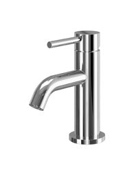 Oria Mini Mono Basin Mixer with Click Waste; Chrome; supplier brochure photograph