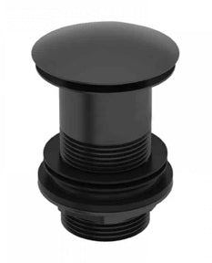 Black Clicker Basin Waste; Unslotted; supplier brochure photograph