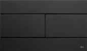 OLI Slim Flush Plate; {'Finish': 'Matt Black'}; supplier brochure photograph