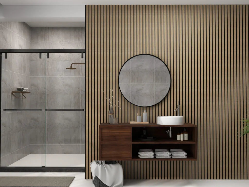 SplashPro Waterproof Panel Wide Slat And Narrow Slat