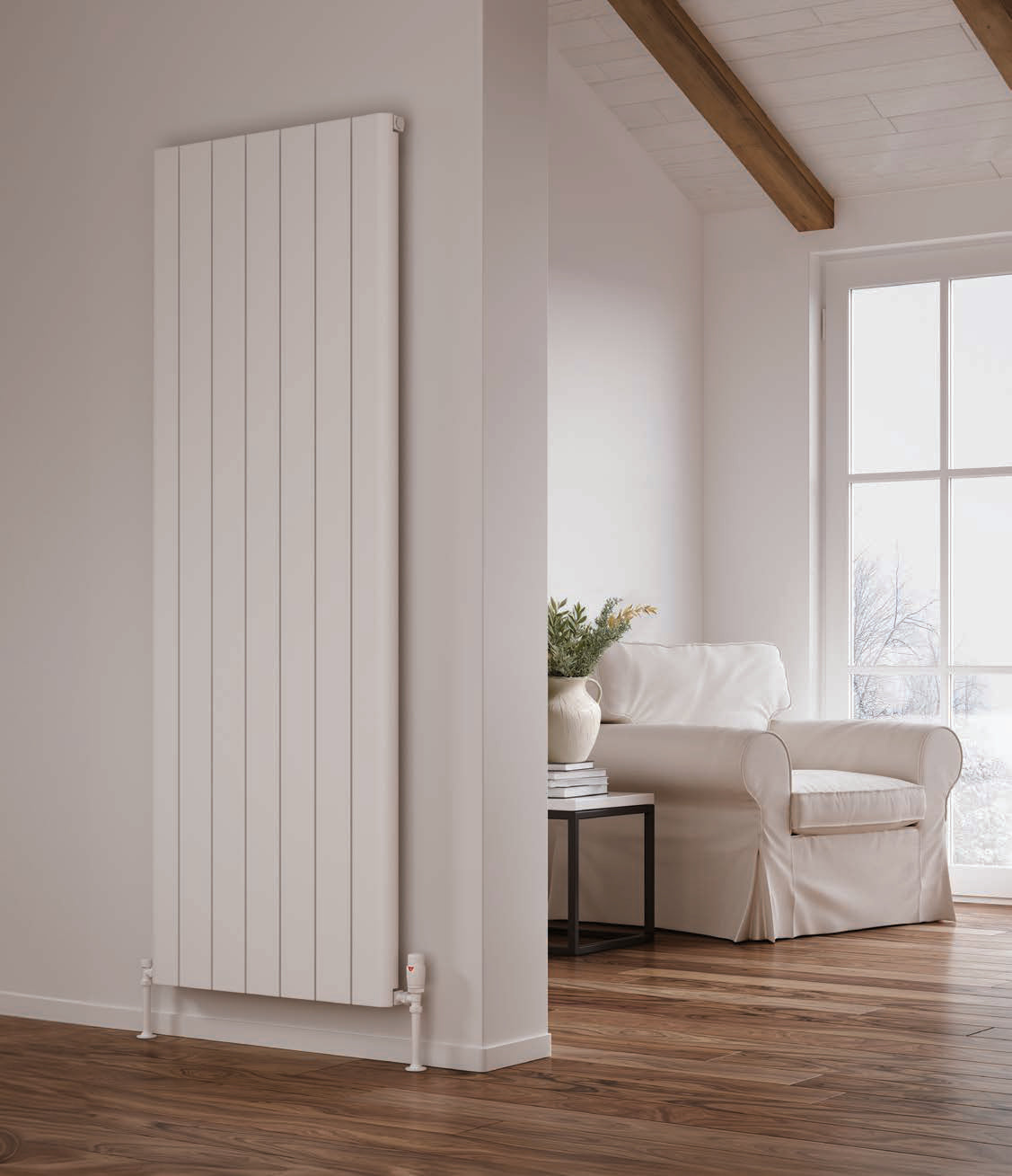 Reina Resia Vertical — Reina brochure page 112; White; pictured size 1800 x 660 mm