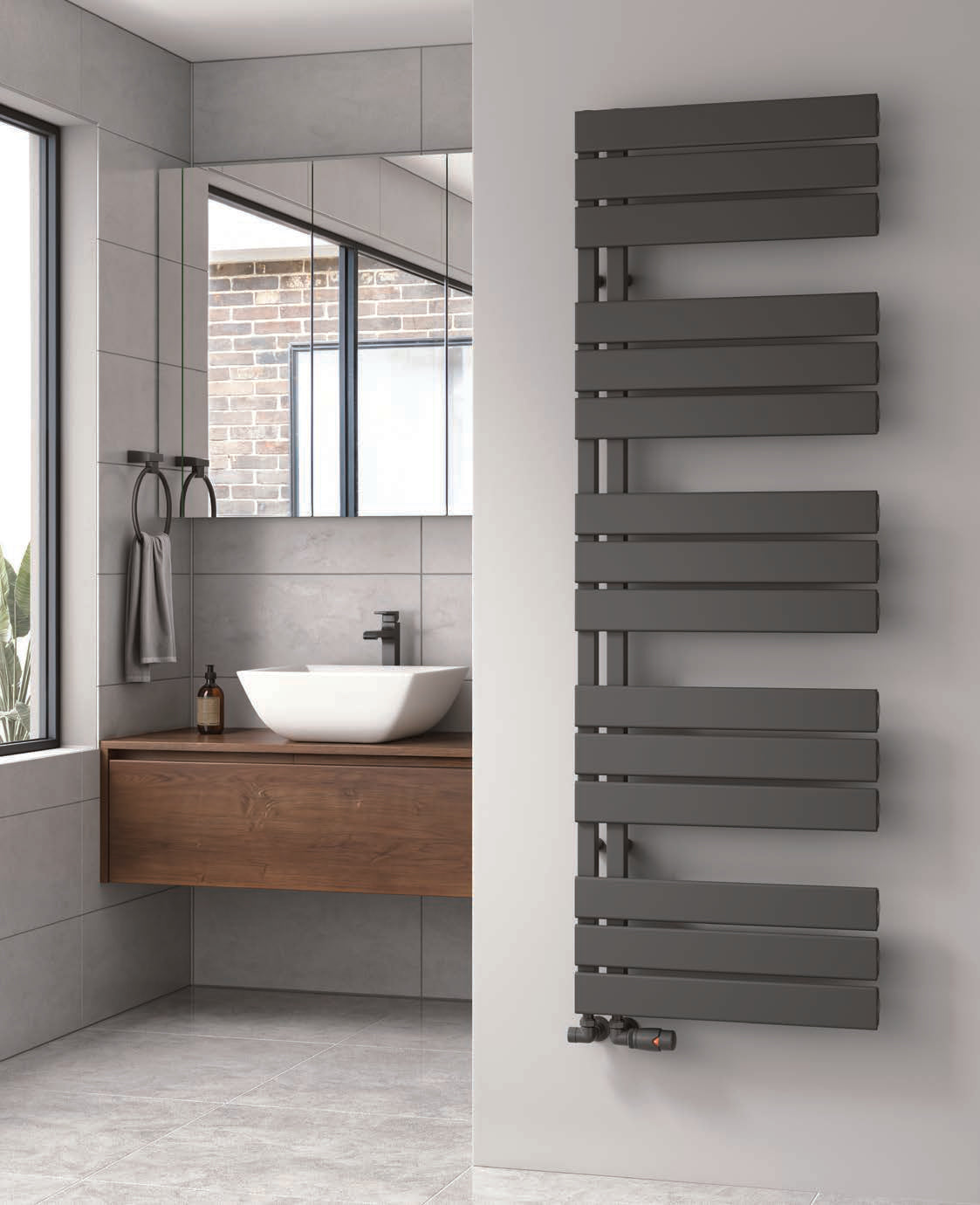 Reina Vada — Reina brochure page 117; Anthracite; pictured size 1510 x 500 mm