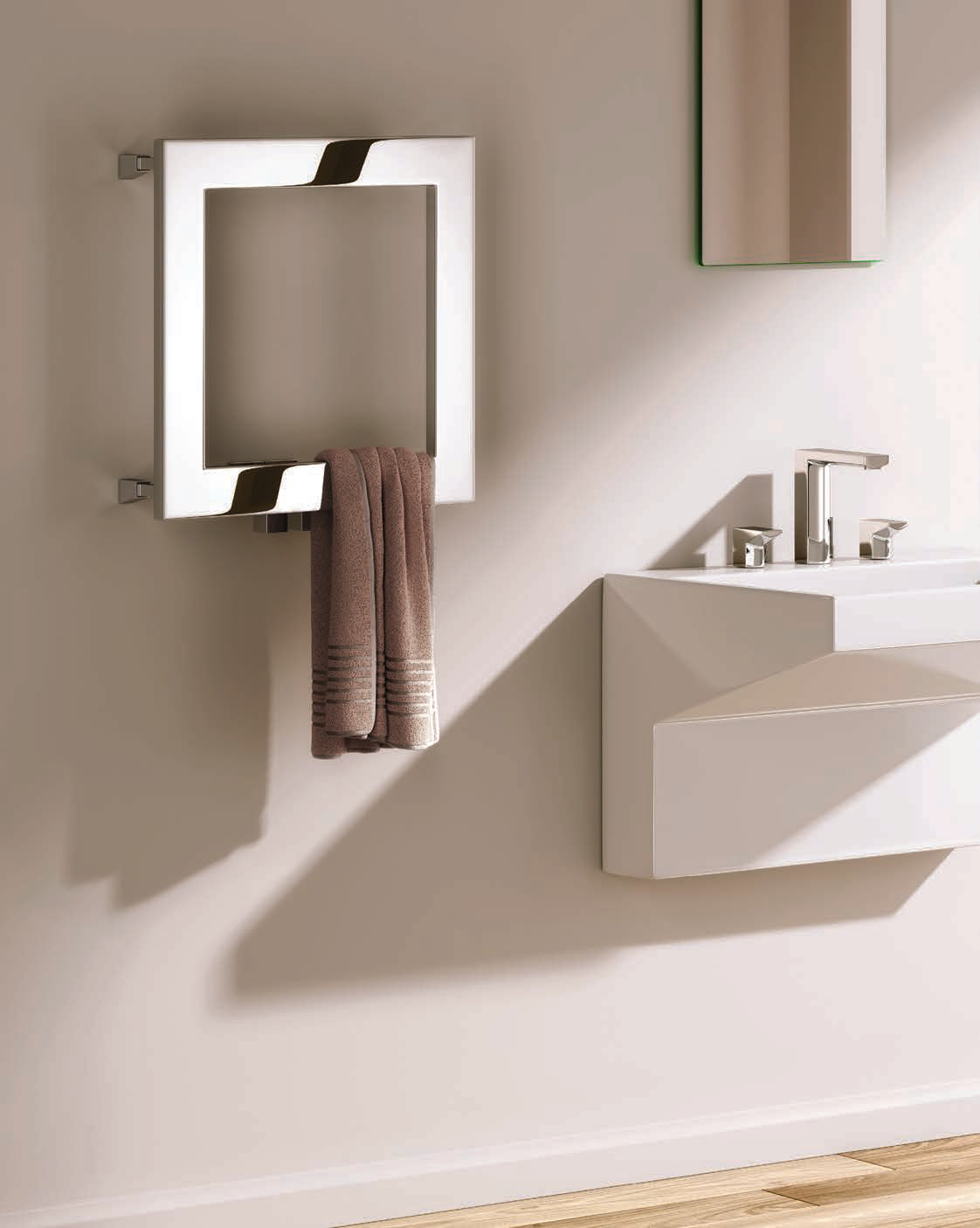 Reina Square — Reina brochure page 139; Polished Stainless Steel