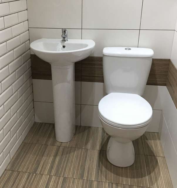 Bathroom Suite Single Ended 1700/1600/1500/1200 Bath Toilet Sink and Taps