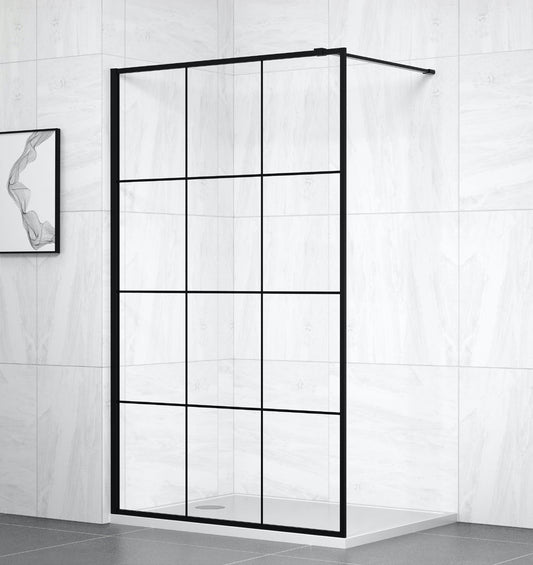 8+ Crittall Walk-In Shower Panel; brochure range photograph