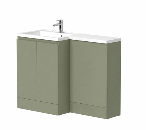 Hana L-Shape Furniture Pack; brochure range photograph, handing shown is illustrative