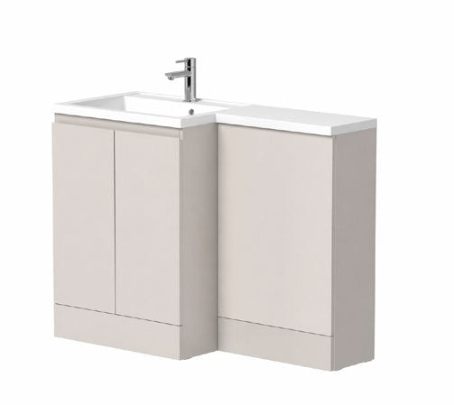 Hana L-Shape Furniture Pack; brochure range photograph, handing shown is illustrative
