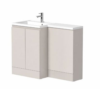 Hana L-Shape Furniture Pack; brochure range photograph, handing shown is illustrative