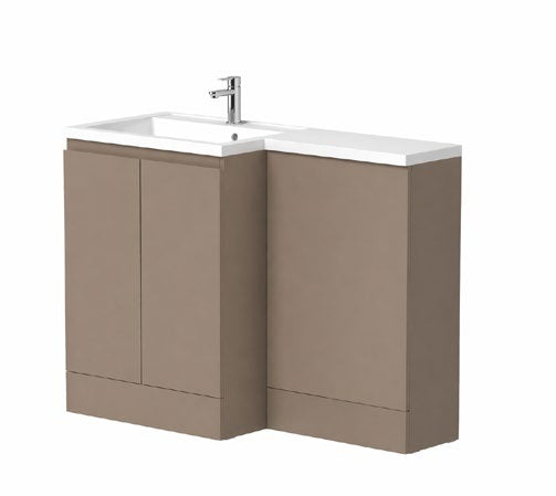 Hana L-Shape Furniture Pack; brochure range photograph, handing shown is illustrative