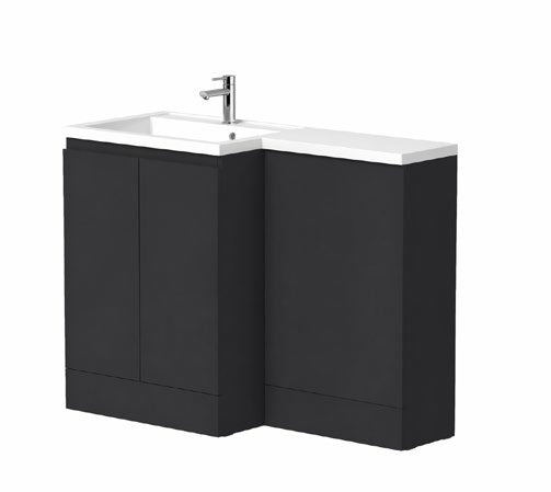 Hana L-Shape Furniture Pack; brochure range photograph, handing shown is illustrative