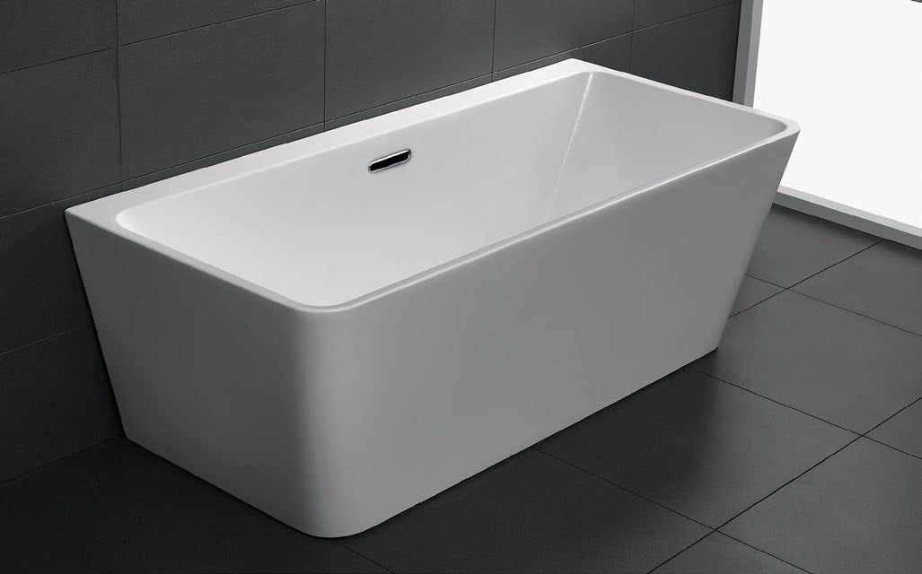 Elia Square Back to Wall Bath; 1700 x 750 mm; supplier brochure photograph