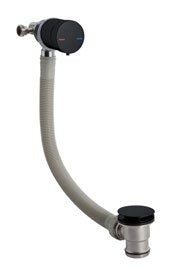 Bath Filler Mixer with Waste; Black; supplier brochure photograph