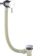 Bath Filler Mixer with Waste; Chrome; supplier brochure photograph