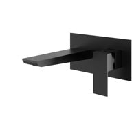 Olsen Wall Mounted Bath Mixer; Matt Black; supplier brochure photograph