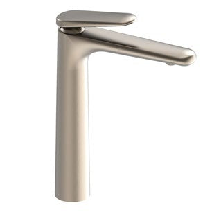 Paini Stone Tall Basin Mixer with Click Waste; Brushed Tortora; supplier brochure photograph