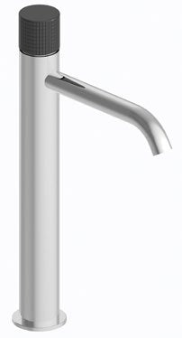 Paini Grip Tall Basin Mixer with Click Waste; Chrome; supplier brochure photograph