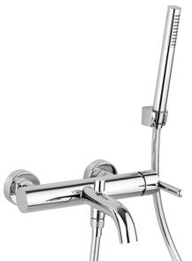 Trenta Bath Shower Mixer; Chrome; supplier brochure photograph