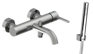 S304 Bath Shower Mixer; Chrome; supplier brochure photograph