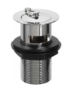 Plug & Chain Basin Waste; Slotted; supplier brochure photograph