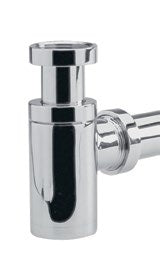 Round Bottle Trap WAS700 Series; Chrome; supplier brochure photograph
