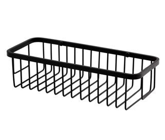 Bar Shower Basket; 300 x 120 x 78 mm, Black; supplier brochure photograph