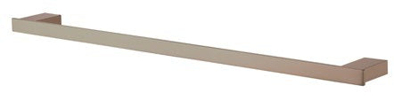 Aula 600 mm Single Towel Rail; Brushed Bronze; supplier brochure photograph