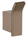 Aula Robe Hook; Brushed Bronze; supplier brochure photograph