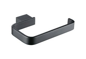 Verne Paper Holder; Matt Black; supplier brochure photograph