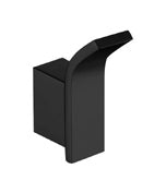 Verne Robe Hook; Matt Black; supplier brochure photograph
