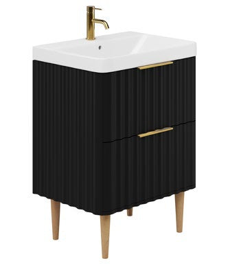 Ada 2 Drawer Unit & Basin with Legs — AD02MB