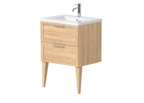 Ren Wall Hung 2 Drawer Unit, Basin & 2 Legs — RN02BO