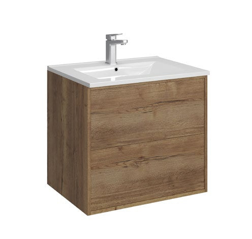 Noa Wall Hung 2 Drawer Unit & Basin — NO05TO