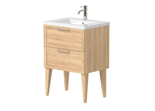 Ren Wall Hung 2 Drawer Unit, Basin & 4 Legs — RN03BO