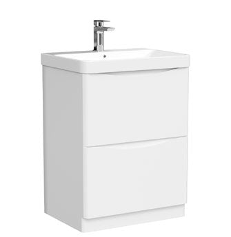Inca Floor Standing 2 Drawer Unit & Basin — IN03GW