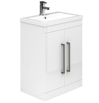 Lockbury Floor Standing 2 Door Unit & Basin — LB02BU