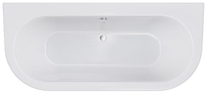D-Shape Bath; 1700 x 800 mm; supplier brochure photograph