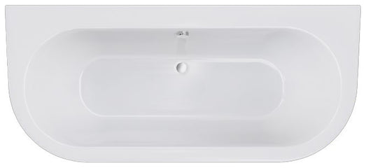D-Shape Bath; 1700 x 800 mm; supplier brochure photograph