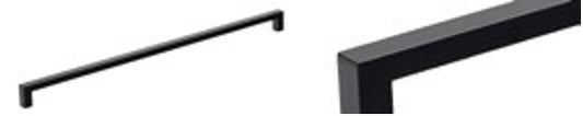 Furniture Handle HAN067 Series; Matt Black; brochure range photograph