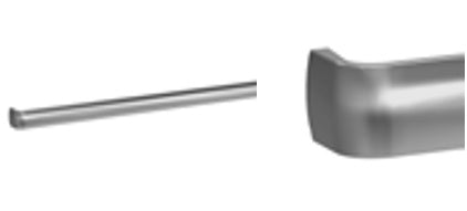 Furniture Handle HAN070 Series; Chrome; brochure range photograph