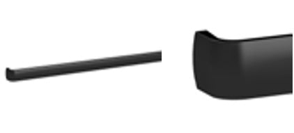 Furniture Handle HAN070 Series; Matt Black; brochure range photograph