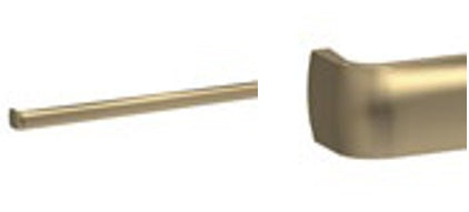 Furniture Handle HAN070 Series; Brushed Brass; brochure range photograph