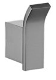 Aula Robe Hook; Gunmetal; supplier brochure photograph