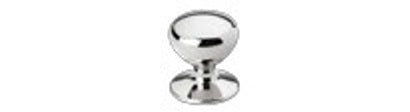 Round Furniture Handle; Polished Nickel; brochure range photograph