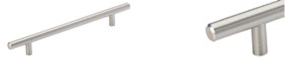 Avalon Bar Handle; Brushed Nickel; brochure range photograph