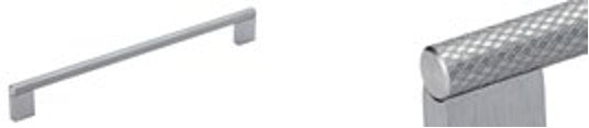 Avalon Grace Handle; Brushed Aluminium; brochure range photograph