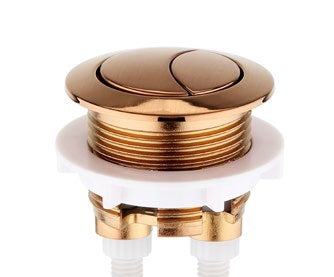 Close Coupled Cistern Push Button; {'Finish': 'Brushed Bronze'}; supplier brochure photograph