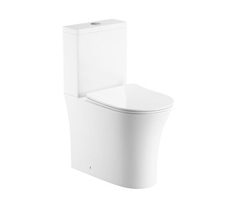 Lyra Close Coupled Toilet with Seat; {'Configuration': 'Comfort Height'}; supplier brochure photograph